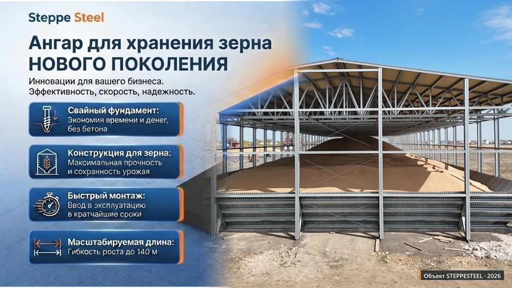 Первая страница: Зернохранилище нового поколения — презентация